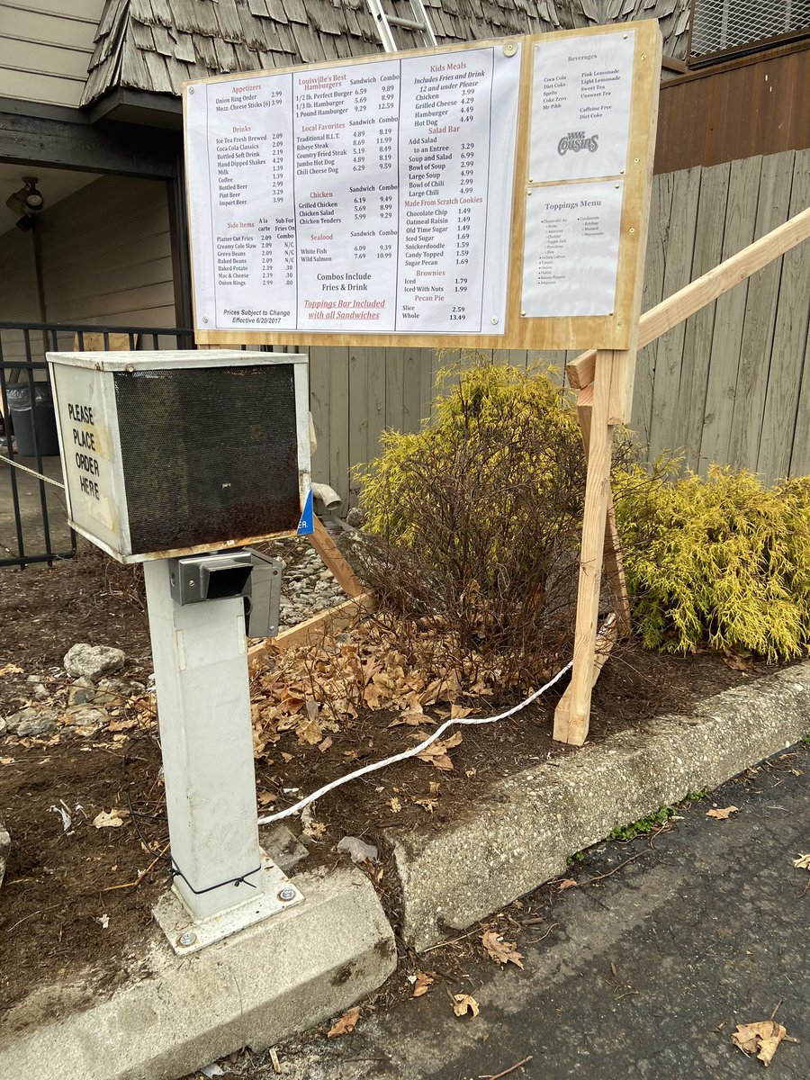 WWCousins's tweet photo. We have been working around the clock at WW.Cousins to make our drive-thru like our buns, homemade! We want to keep our business open for our employees and our customers! With that being said, we can now proudly serve you with a smile at our “built from scratch” drive thru! https://t.co/OFOuTUskHe