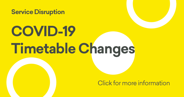 COVID-19 Timetable Changes:

Following government advice in response to the COVID-19 pandemic, Merseyrail services will be running every 30 minutes on all lines from start of service on Thursday 19 March. 

Please see here for further info: bit.ly/3b4IiV0