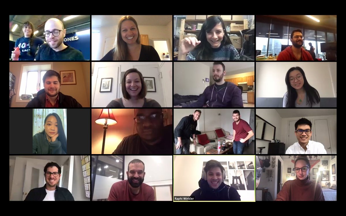 The Jones team has moved fully remote, but that didn’t stop us from getting together for our team meeting. It’s great to stay connected and continue our mission!