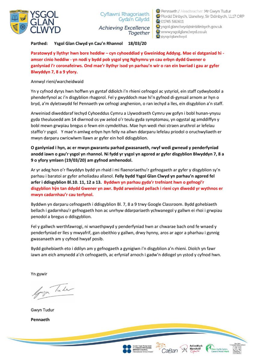 Ysgol Glan Clwyd tweet media