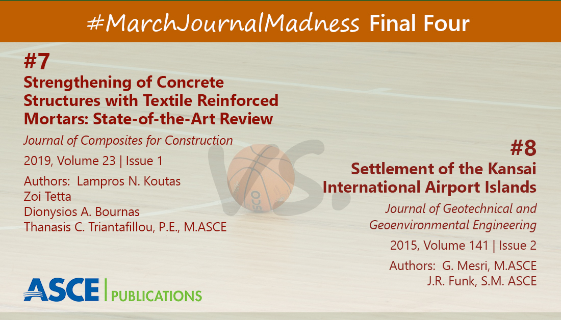#Construction composites ow.ly/swxG50yLbZ5 vs. #Geotechnical doi.org/10.1061/(ASCE)… battle it out for last spot in #MarchJournalMadness.  <a href="/CI_ASCE/">Construction Institute of ASCE</a> <a href="/GeoInstitute/">Geo-Institute of ASCE</a>