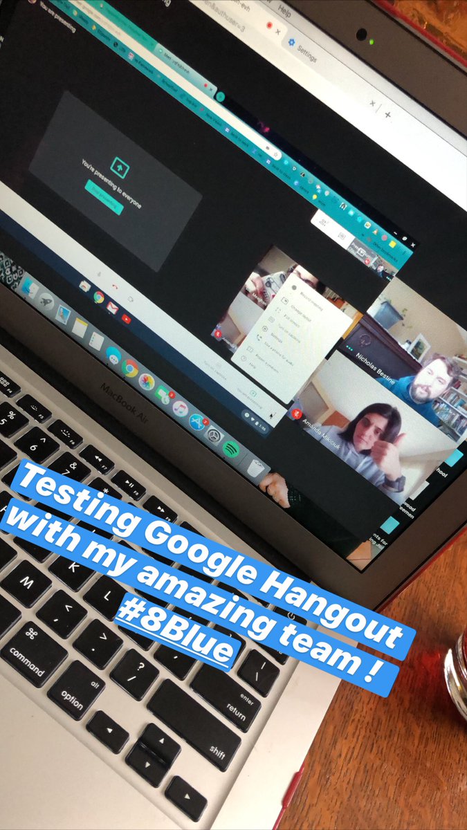 MissTederous's tweet photo. Collaborating with my team! 💙🤍🖤 #8Blue #BMSPride https://t.co/NGEv7DsRNA