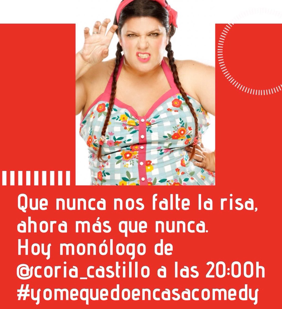 casinovalencia's tweet photo. En estos días lo último que podemos perder es la risa, por eso #yomequedoencasacomedy nos trae a los mejores monologuistas a nuestras casas @coria_castillo @humormarin
Disfruta de todo el contenido en sus perfiles de INSTAGRAM 📷
#yomequedoencasa #monólogos https://t.co/gdYXcy1I6E