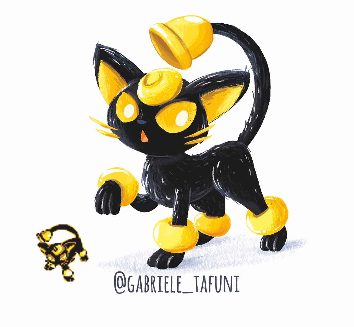 Gabriele_Tafuni's tweet photo. I realize I never finish to draw Nyanbell pre-evolution from the Pokémon gold demo... I think I will one of these days...#protopokemon #pokemon #PokemonGold #betapokemon #rejects #pokemongoldbeta #beta #rejectedpokemon #fanart #nintendo #conceptart #gaming https://t.co/uX9JgAyuBe