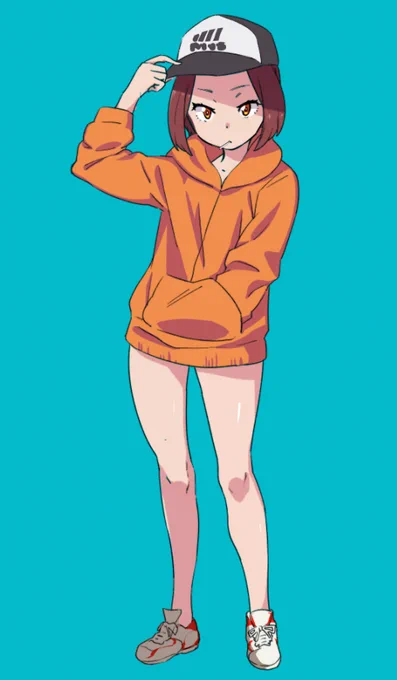 絵柄研究しながら搾精ヒロインの変身前を考えてた 