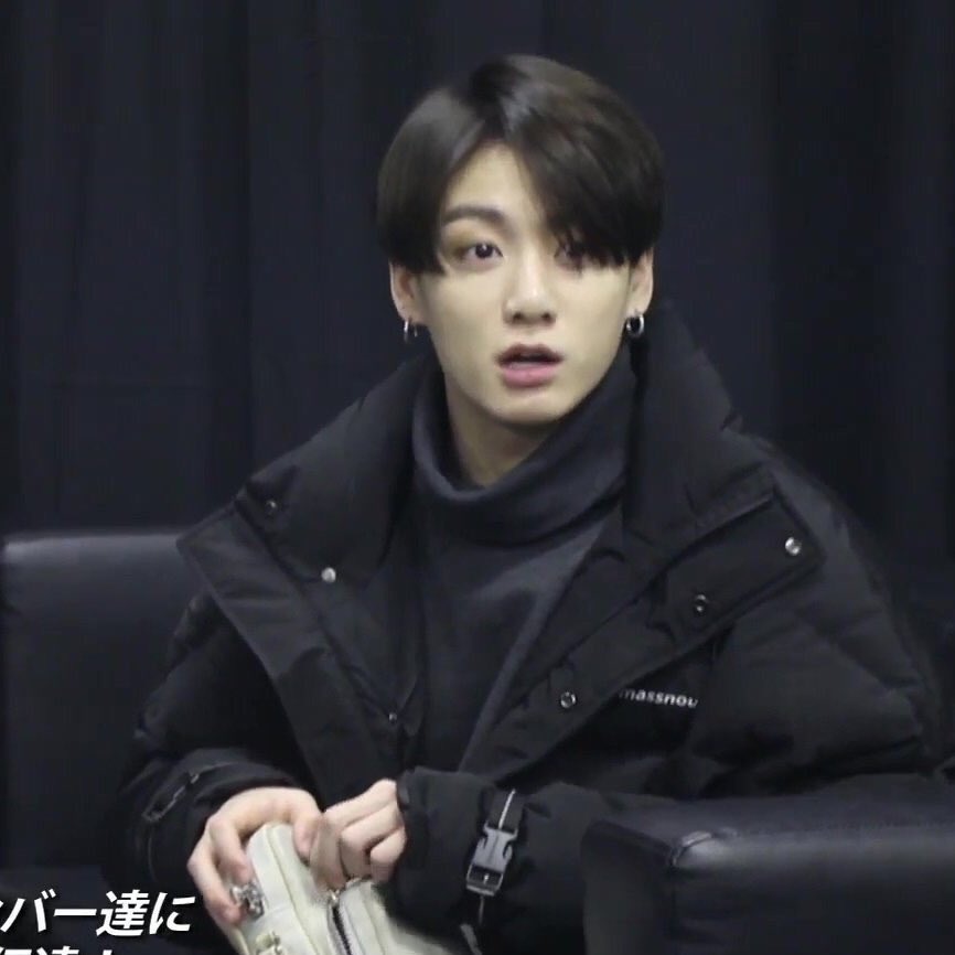Jungkook in big puffy jackets 