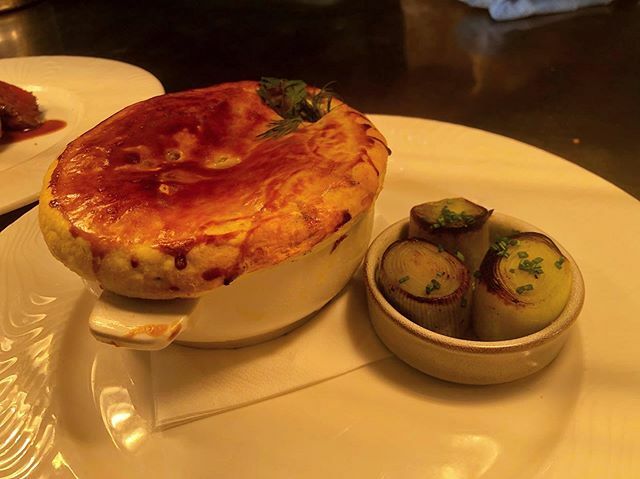 Market fish pie with seaweed puff pastry, and confit leeks! 🥧 #localfood #michelin #finedining #chefs #culinary #foodphotography #culinarytalents #chefstalk #gourmet #chefstable #instafood #chilterns #buckinghamshire #westonturville pie #market #fish #fishpie #leek #seaweed …