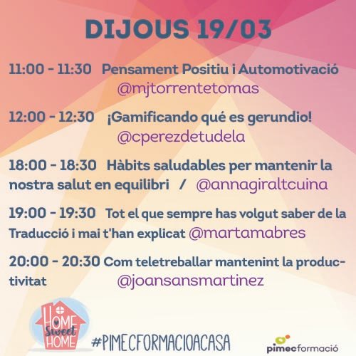 PimecFormacio tweet picture