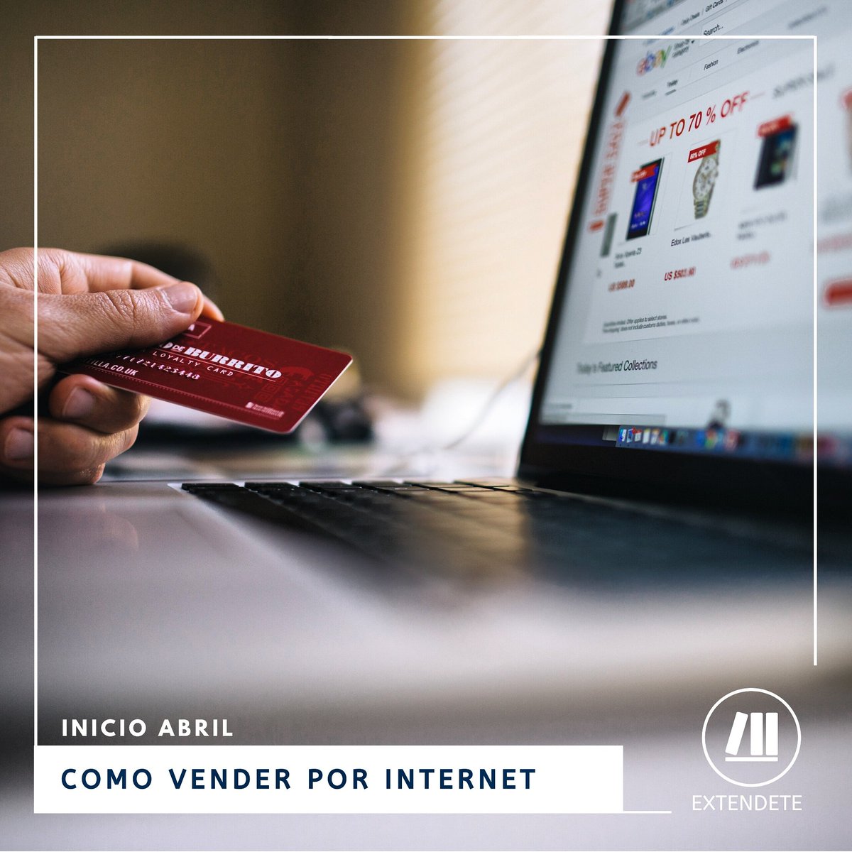 💸 COMO VENDER POR INTERNET ¡Potenciá este canal de ventas para tu empresa!

Aprendé sobre e-commerce, fuentes de generación de tráfico, campañas publicitarias y más.

🕛 Duración: 15 Hs
👩‍🏫 Clases: 6
🙋 Modalidad: Inicio en Abril

Más info: extendete@unsam.edu.ar