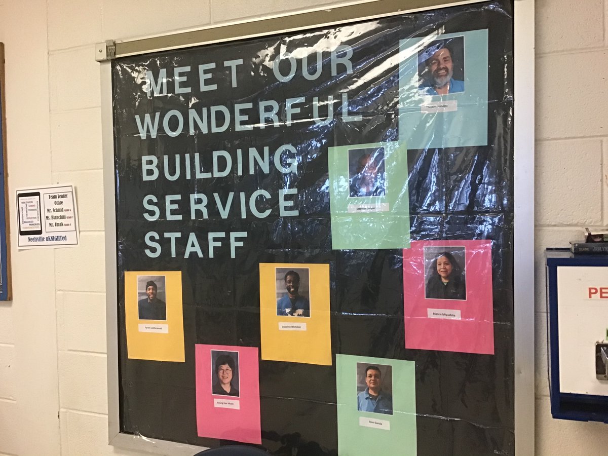 During this unexpected time, the real MVPs are our wonderful #buildingservice #staff We are so thankful for all they do! #mcps #StaySafeStayHome #wednesdayvibes 🙌🏾 @LaDirectoraNMS
