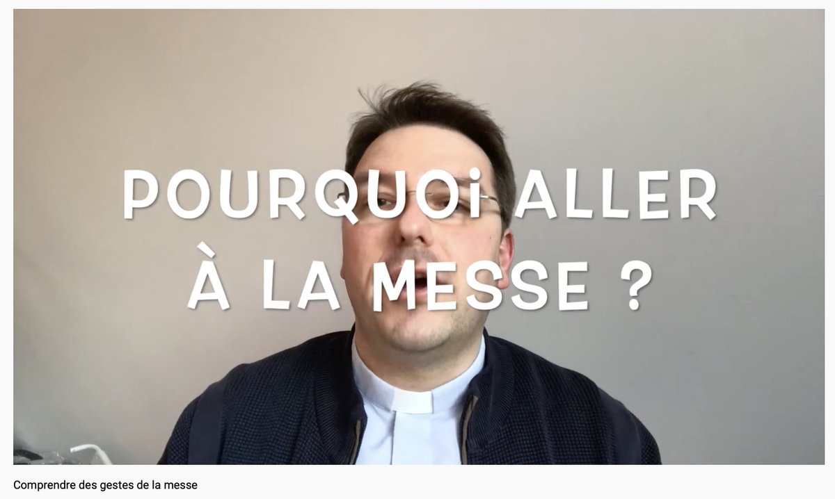 paroisse_fr's tweet photo. "Comprendre les gestes de la #messe" : une vidéo sur la chaîne @YouTube de la @paroisse_fr... histoire de se former pendant ce temps de #careme2020 et de #Confinementotal => https://t.co/kuIohO967Z https://t.co/WamtIX4a25