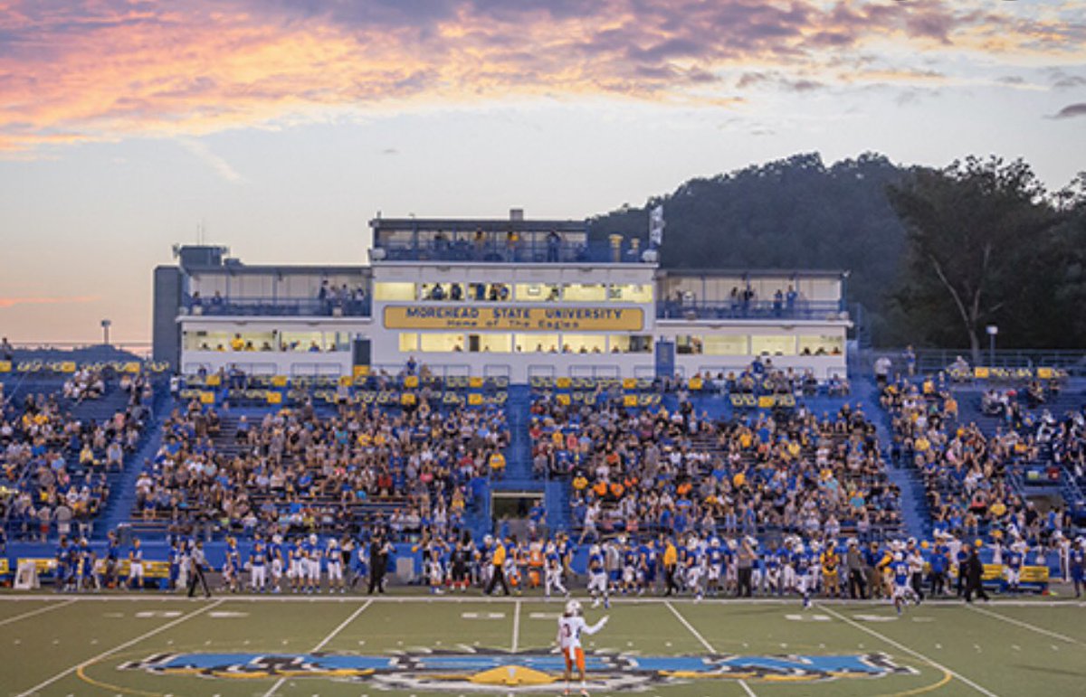 After a great phone call with <a href="/CoachBrins/">Tony Brinson</a> , I am blessed to announce that I have received my first Division 1 offer from Morehead State University! <a href="/MSUEaglesFB/">Morehead State Football</a>