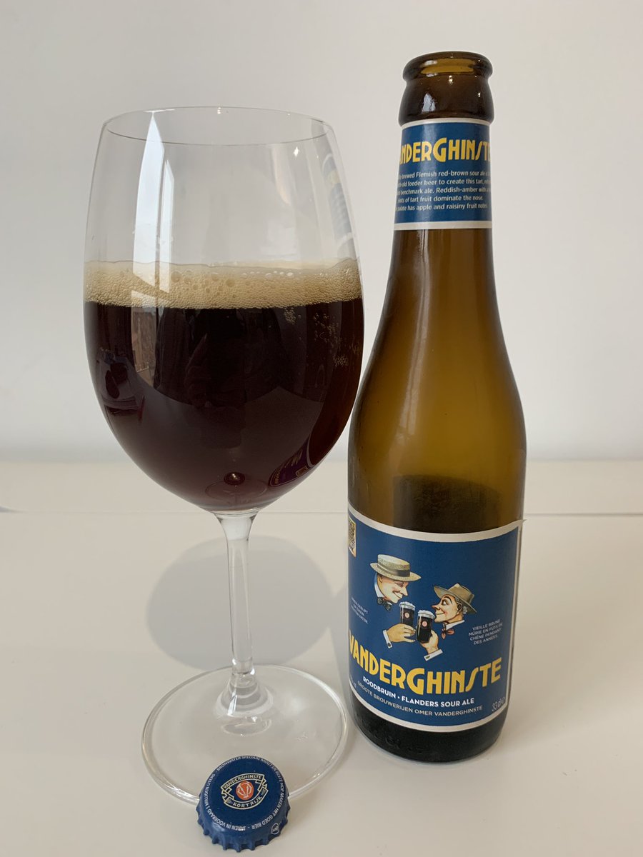 Vanderghinste Flanders Sour Ale!
Estilo: Oude Bruin
Alc: 5.5%
Cerveza compleja con una acidez pronunciada, sabores a uva y caramelo.  #7beers7days #7days7beers #MequedoEnCasa #melotraenacasa