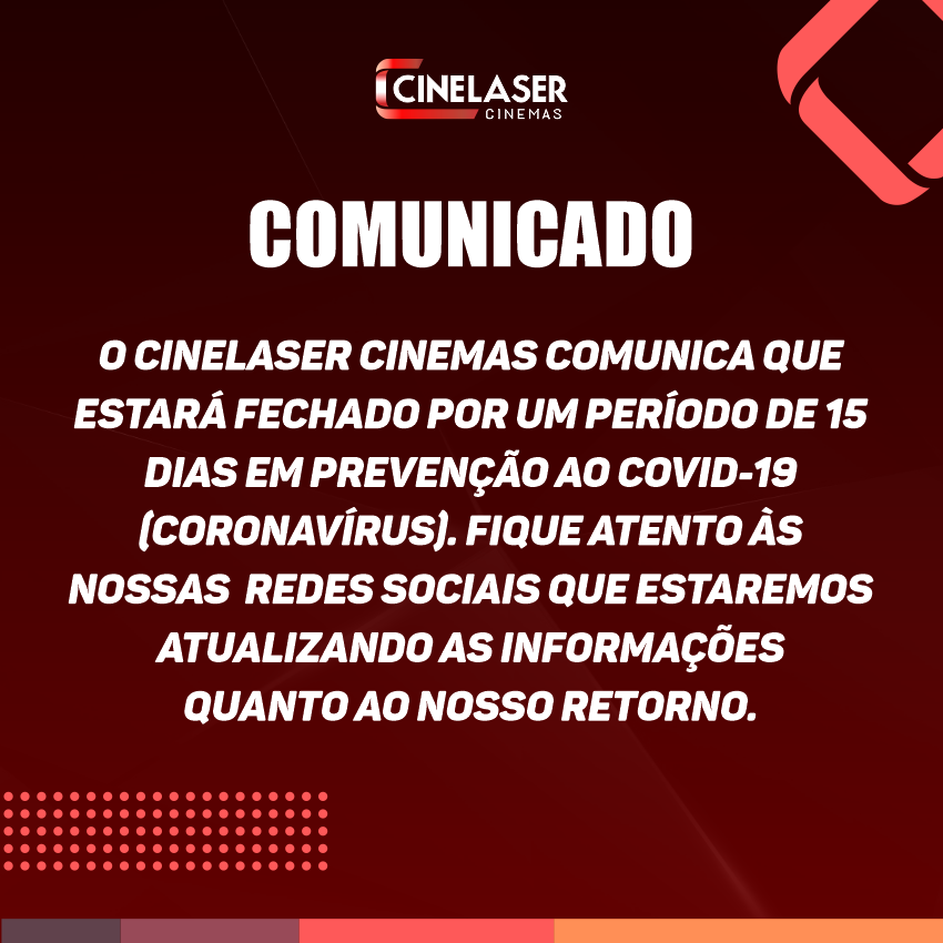 cinelaser's tweet photo. ATENÇÃO! https://t.co/17YbINeszw