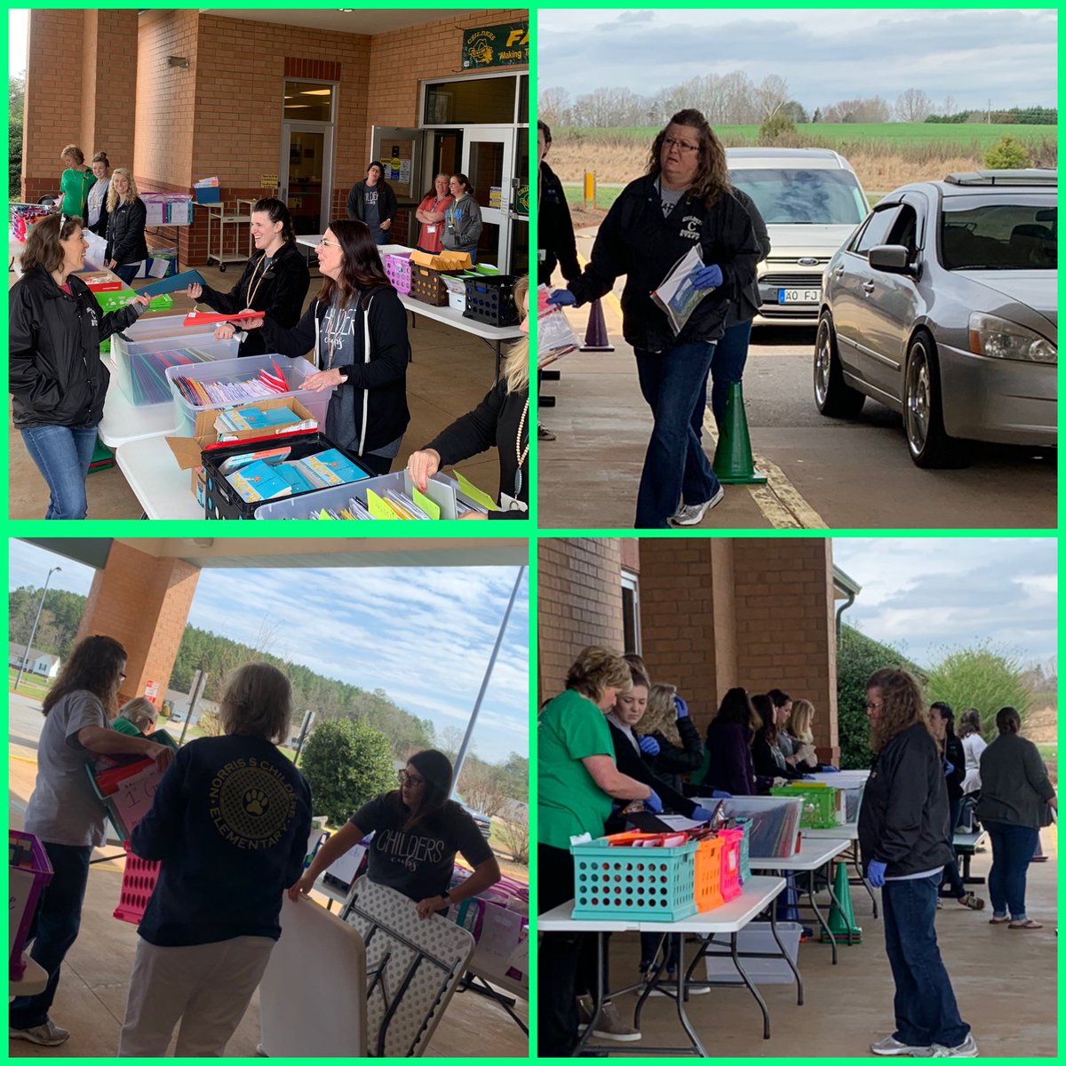 ChildersElemen1's tweet photo. So proud of our staff today! Doing what they do best, loving on and supporting our students! They welcomed all with smiles and excitement today as they gave out food and learning packets! #proudtobeaCUB #kidsalwayscomefirst #LCSstrong2thecore https://t.co/t6XVDgO3TS