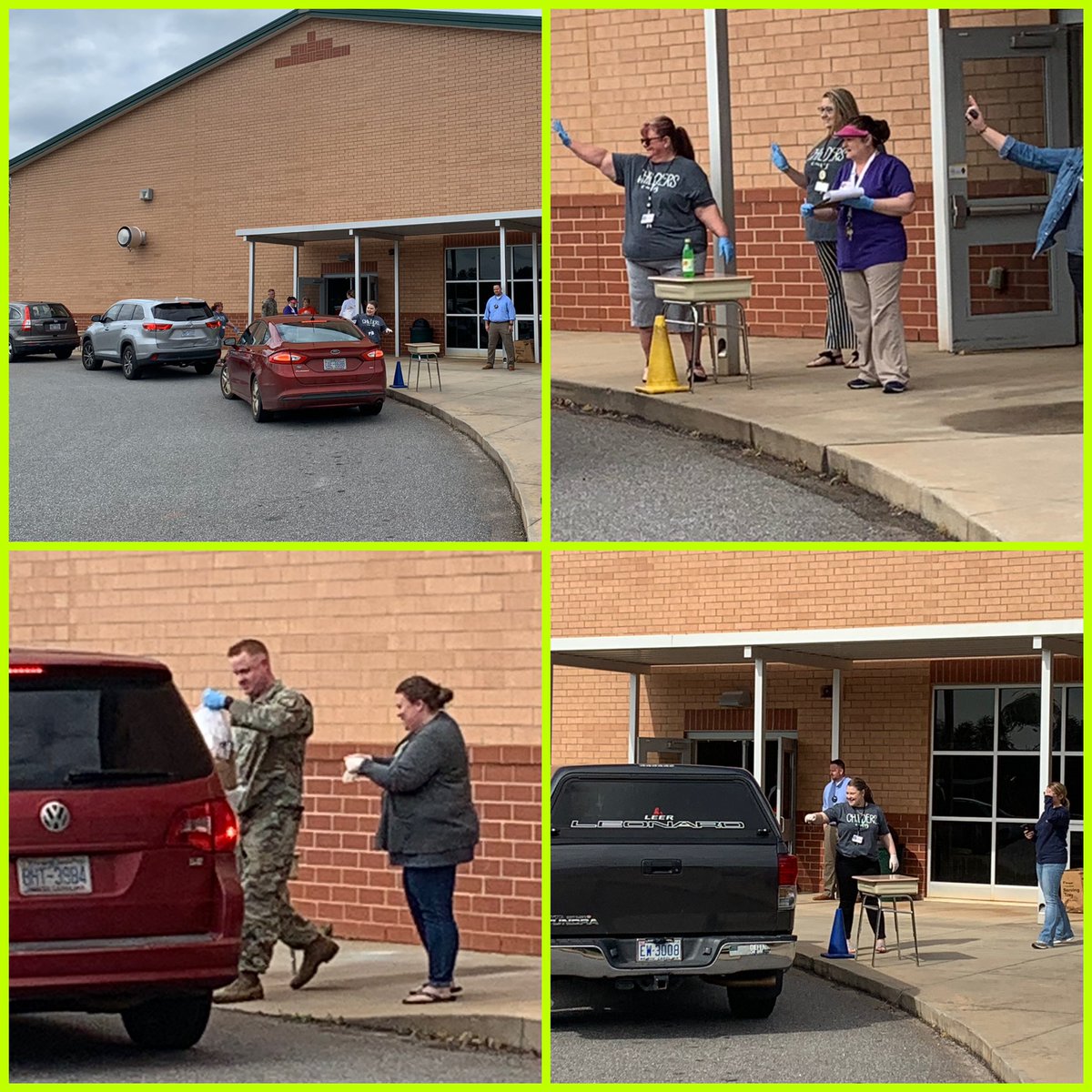 ChildersElemen1's tweet photo. So proud of our staff today! Doing what they do best, loving on and supporting our students! They welcomed all with smiles and excitement today as they gave out food and learning packets! #proudtobeaCUB #kidsalwayscomefirst #LCSstrong2thecore https://t.co/t6XVDgO3TS