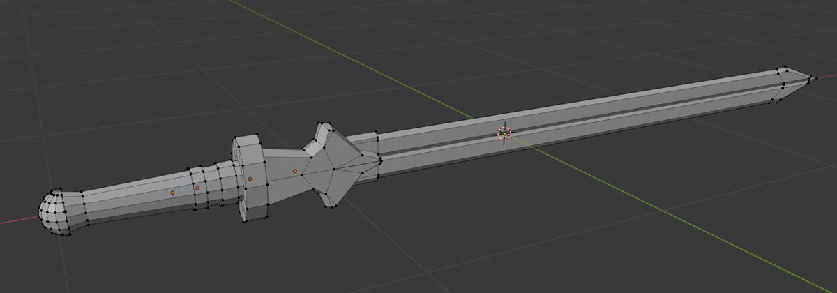 My first piece doing hand painted stylized textures! ~500 tri count sword modeled in Blender, high poly done in ZBrush, then painted in Photoshop/Substance.

I think it was a good first attempt! I'll be looking to doing more stylized models soon.

#GameDev #indiedev #3DArt 
