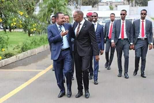 I am reporting PM Abiy and PM Kheire to <a href="/DrTedros/">Tedros Adhanom Ghebreyesus</a> for breaching social distancing protocol.