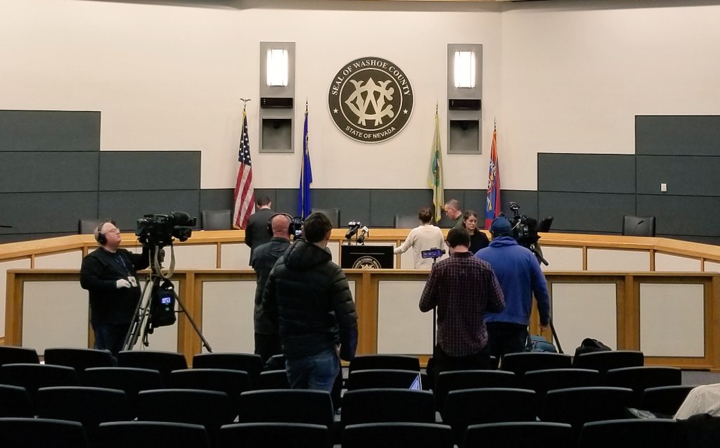 washoecounty's tweet photo. Regional press conference regarding #COVID19. Watch Live Here: https://t.co/oSgPsJltUd https://t.co/3tHebTYmCf