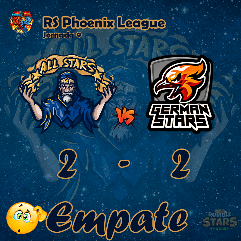 AllStarsRS's tweet photo. Otra jornada de la @RPhoenixleague, otro empate mas y esta vez contra #GermanStars
Partido en el que los alemanes nos lo pusieron muy complicado y al que respondimos con todo pero no pudo ser, al final reparto de puntos y a seguir pensando en los próximos partidos.
#GoAS https://t.co/S6NWKrmlQs
