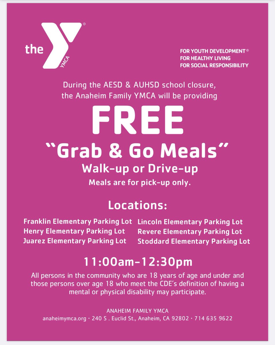 BFranklinSchool's tweet photo. Meals for students are available Monday-Friday from 11:00 a.m. - 12:30 p.m. in the Franklin parking lot! https://t.co/DLuxaIIOOK
