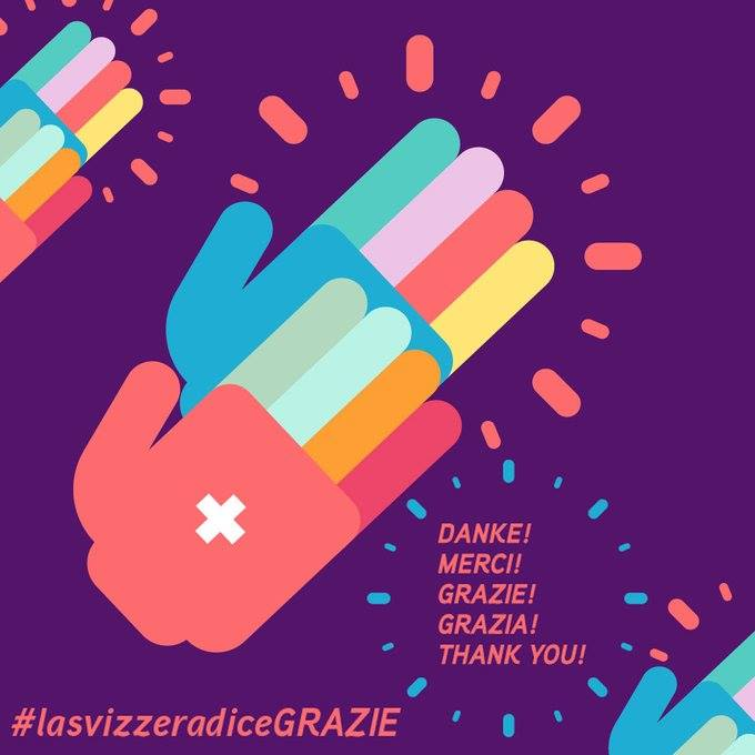 AntonioCivile's tweet photo. I media svizzeri promuovono #lasvizzeradiceGRAZIE
Venerdì 20 marzo alle 12.30
Dalla finestra, dai balconi, dalle terrazze: Per 60 secondi applausi di ringraziamento al personale medico, infermieristico, ambulatoriale e ospedaliero per lo straordinario impegno! https://t.co/k8qeNwjx18