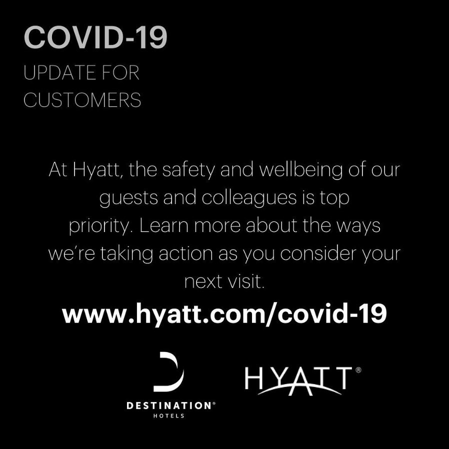 ResidencesHI's tweet photo. For Destination Hotels, the safety and wellbeing of our guests and colleagues is top priority. Learn more about the ways we’re taking action as you consider your next visit by clicking the link in our bio. https://t.co/3cZtmnTFqv