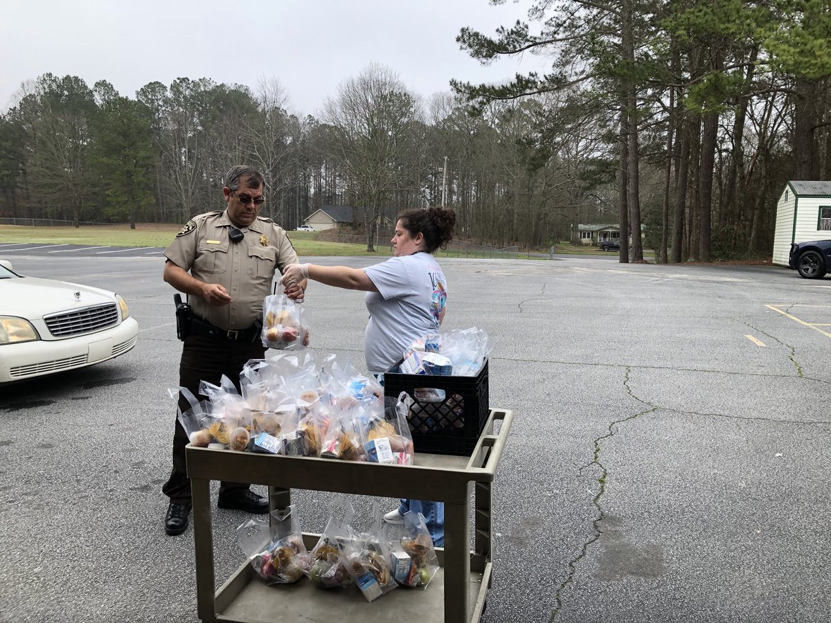 Thank you Coweta County Nutrition Staff for providing breakfast and lunch bags daily to our students! ( Monday- Friday, 11-12) #bestcounty