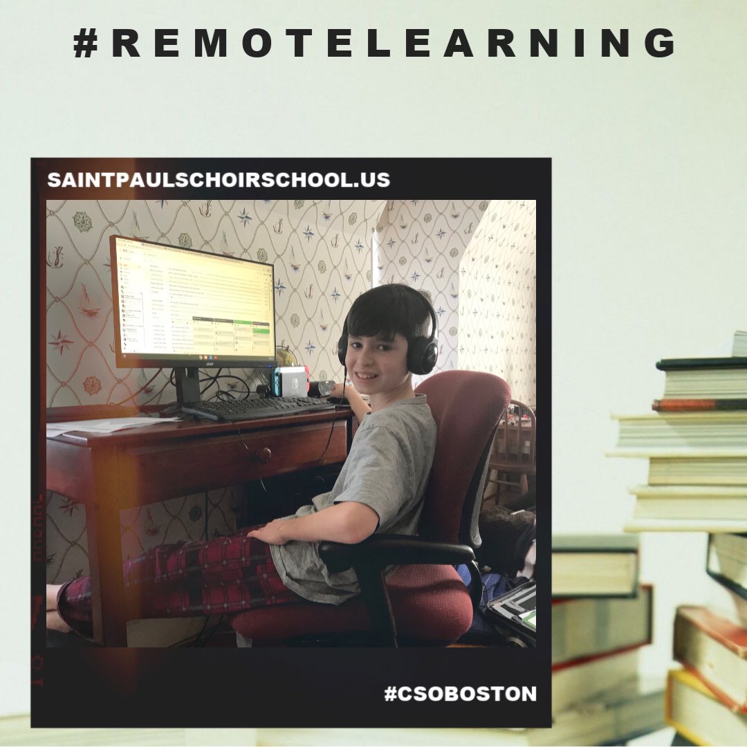 SPChoirSchool's tweet photo. Like so many other schools in the diocese, kudos to our outstanding staff to have students up and running so quickly!
#csoboston #gofurtherwithfaith #remotelearning https://t.co/dVwdOwJq9r