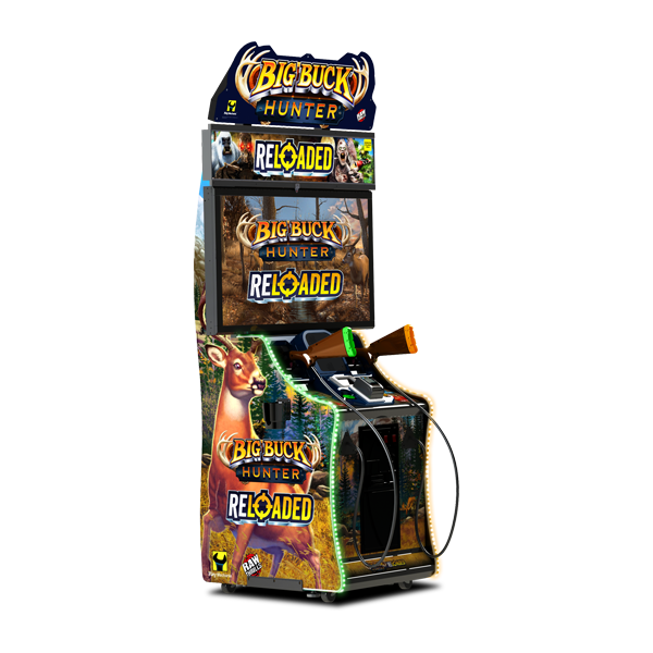 rawthrills's tweet photo. Big Buck Hunter RELOADED is NOW SHIPPING! Get your hands on this brand new cabinet fully equip with vibrant LED strips, all new game play, and cup holders... of course! GET RELOADED! #BigBuckHunterRELOADED #BBHR #BuckHunter #RawThrills https://t.co/TBdeakyZwl