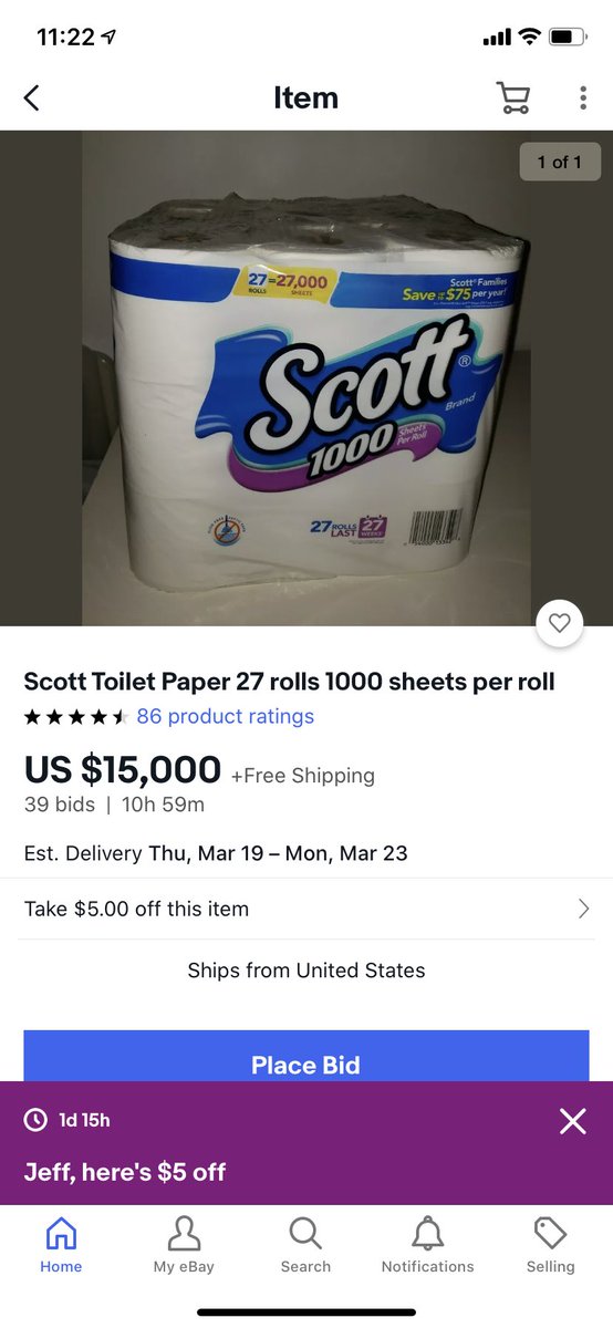jeff_dirusso's tweet photo. Well at least it’s free shipping! https://t.co/au4ftuB4lr