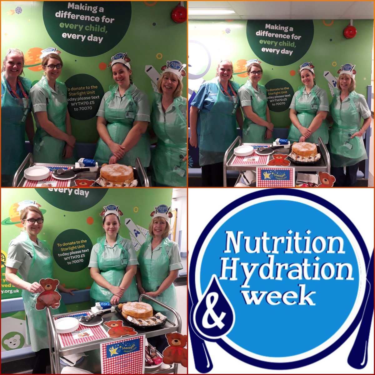 agwoodoldham's tweet photo. #NHWeek @Nov46T @morag_doherty @ThomasNovelette @Starlight_RMCH @MFTnhs  our teddy bear picnic afternoon tea on starlight ward #NHWeek2020 https://t.co/6hrqK9byie
