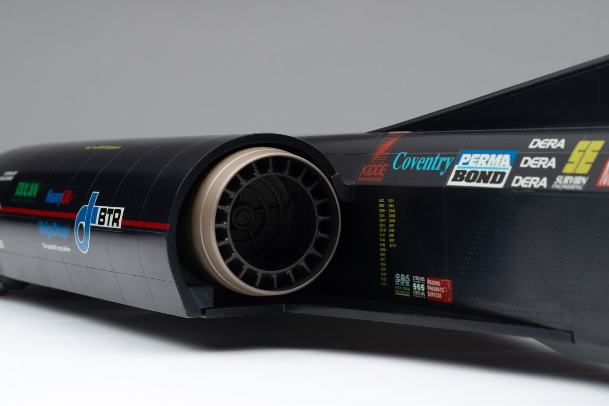 amalgamofficial's tweet photo. As promised last week, here is the full shoot of the Thrust SSC, the current land speed record holder, for repair.  [1/2]
#ModelMaking #MakingModel #ModelRepair #CarModel #ModelCar #HappyCustomer #SatisfiedCustomer #ModelCleaning #ThrustSSC #SupersonicCar #ThrustSupersonicCar https://t.co/6gSDyHdQas