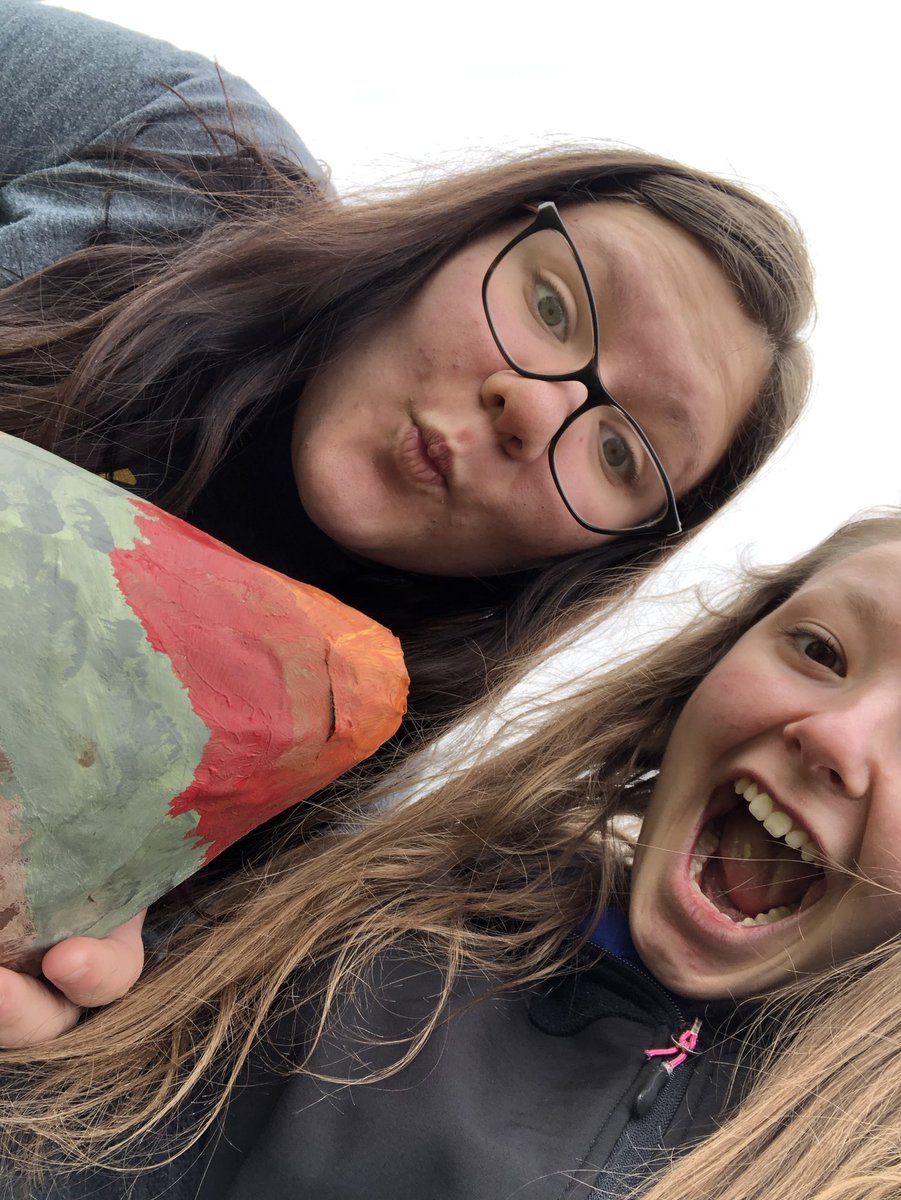MrsDavisonFHS's tweet photo. Lots of memories to be made with friends on Paper Mache Volcano day 🌋❤️ #FultonProud https://t.co/5E0bKLgiIl