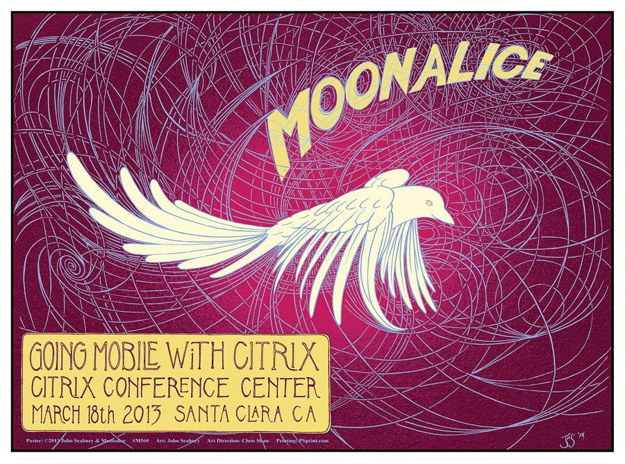 MoonalicePoster's tweet photo. On this day... @Moonalice at Citrix Conference Center, Santa Clara, California poster by @Pynoman https://t.co/Ig832gVbGt #timaph 3/18/13 M560 #JohnSeabury https://t.co/esyXpDbDC9