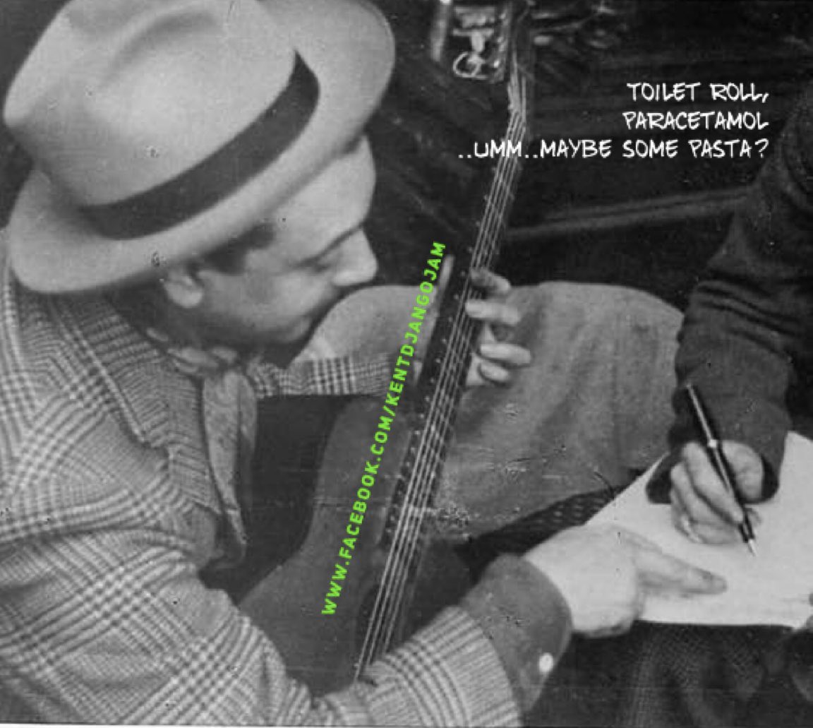 KentDjangoJam's tweet photo. Sadly we’re postponing Kent Django Jam till everything is groovy. Thank you  🐸 &amp; orange 🍊 so much for your continued support for the last 4 years &amp; to all you Djammers, see you all on the flip side, stay safe everyone x 
#gypsyjazz #djangoreinhardt #kentdjangojam #music #kent https://t.co/1FKwb2sKko