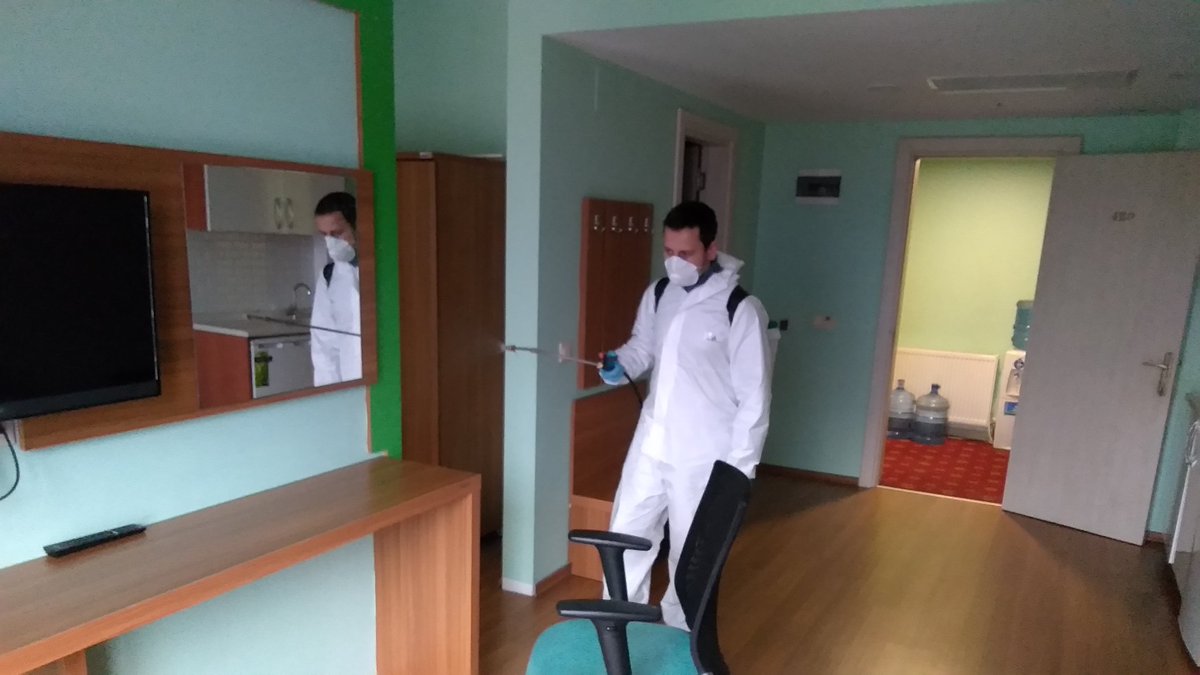 TohmBursa's tweet photo. @TohmBursa da #coronavirus #koronavirus tehdidine karşı dezenfeksiyona başlandı @kasapoglu @mehbaykan @kocakaya_murat @salihbasparmak @AtletizmTAF @TYFgovtr @Karateturk @TRguresFed @tkdfed @TMOK_Olimpiyat @BurtomGrubu @saglikbakanligi @Bursa_GHSIM @BursaValiligi @tmpfederasyonu https://t.co/tVDXuBiSd4