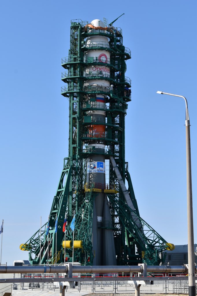 adriansteckel's tweet image. Getting ready for our Saturday 🚀 launch...#OneWeb #onewebsat #Connectivity