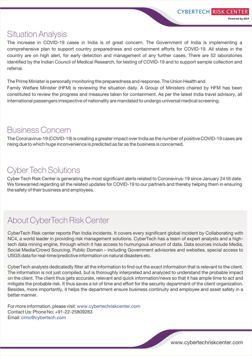 CrcConnect's tweet photo. Case study on 'COVID 19-20 in India' https://t.co/O2mcn6z7JF