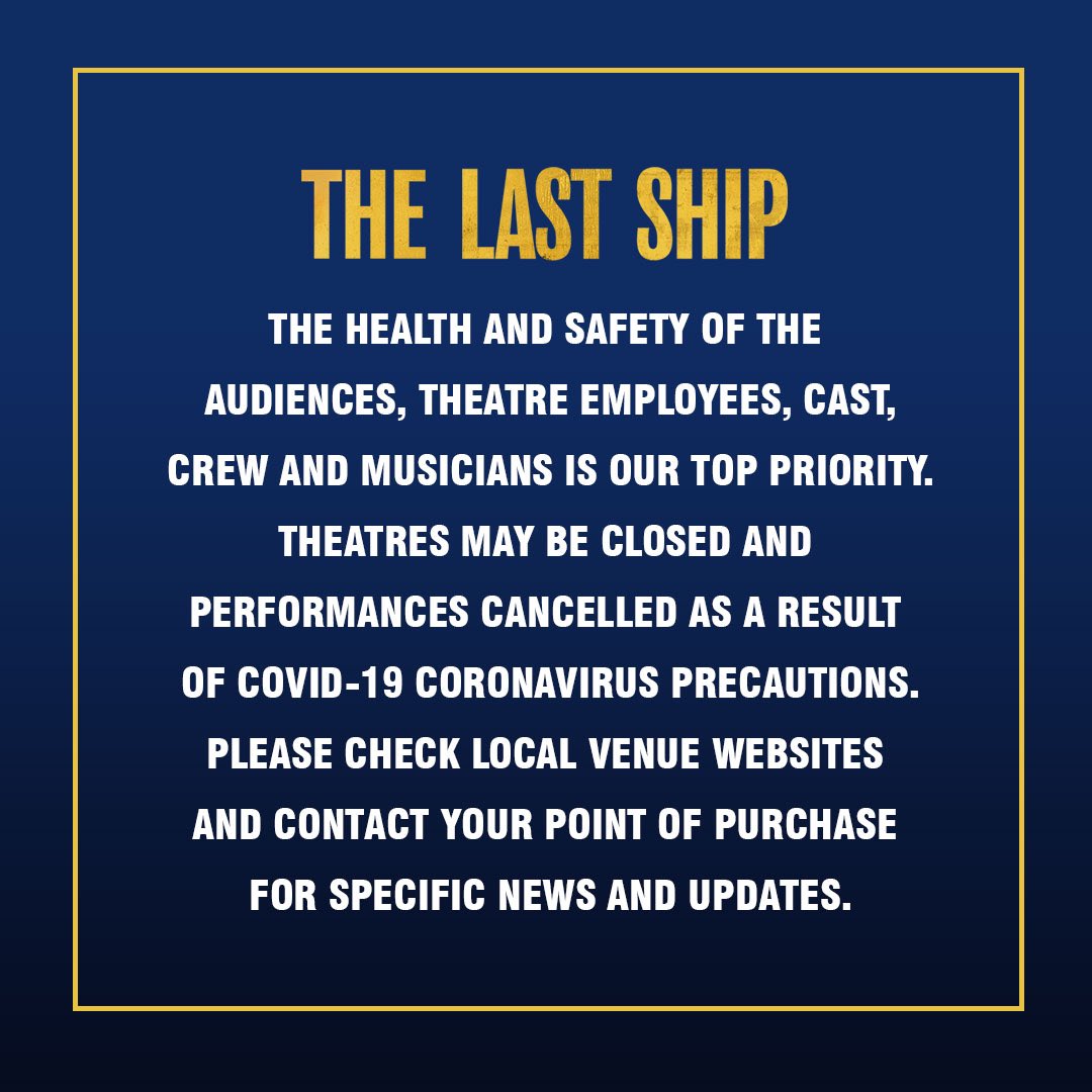 Update on our current US Tour 💙
#LastShipMusical #TheLastShip
