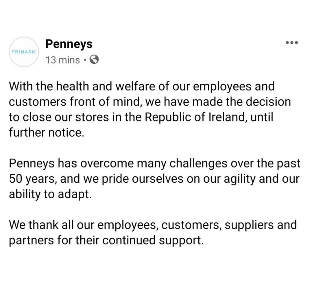 missesamac's tweet photo. I hope everyone stockpiled ankle socks #penneys #Coronavirusireland https://t.co/kqjerszbAT