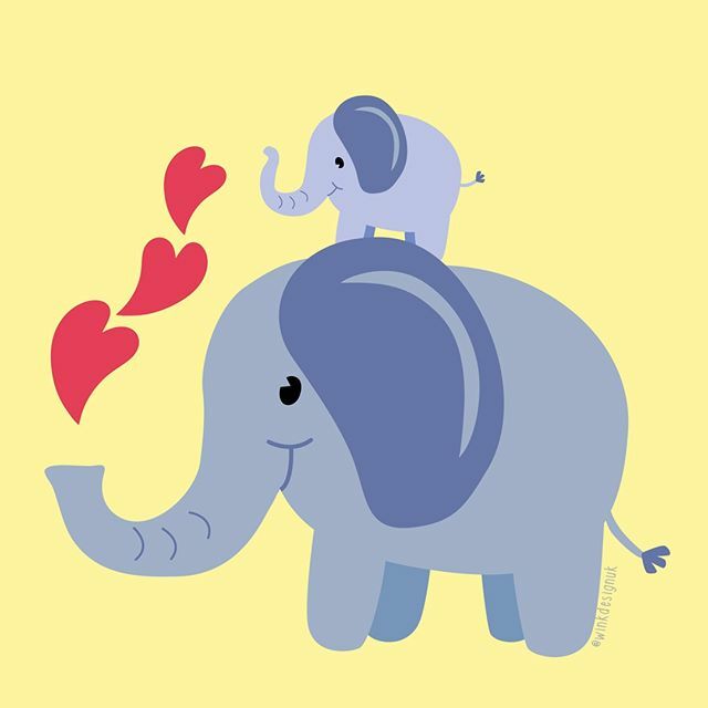 Even when your mum stops carrying you, you're still carried in her heart. <3 ⁠
⁠
⁠
#mum #mummy #momma #mama #elephant #babyelephant #icarryyouinmyheart #lovemymum #amumslove #cutecharacter #winkdesign #winkdesignuk #elephantlove #illustration #charac… instagram.com/p/B94nDq2lb7N/