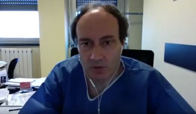 FujifilmUS's tweet photo. From Fujifilm SonoSite: Fujifilm Sonosite CMO, Diku Mandavia, M.D. interviewed Dr. Enrico Storti, who is on the frontlines in Italy helping to contain COVID-19. Watch now - https://t.co/eiEBafLnpb https://t.co/X1VtEDqz89