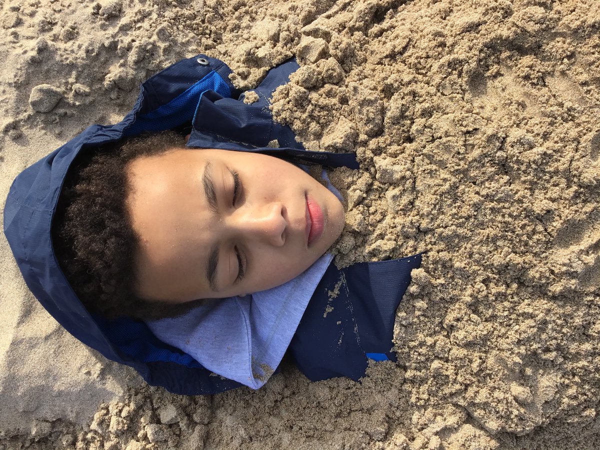 radyrstackpole's tweet image. Having fun on the beach ?