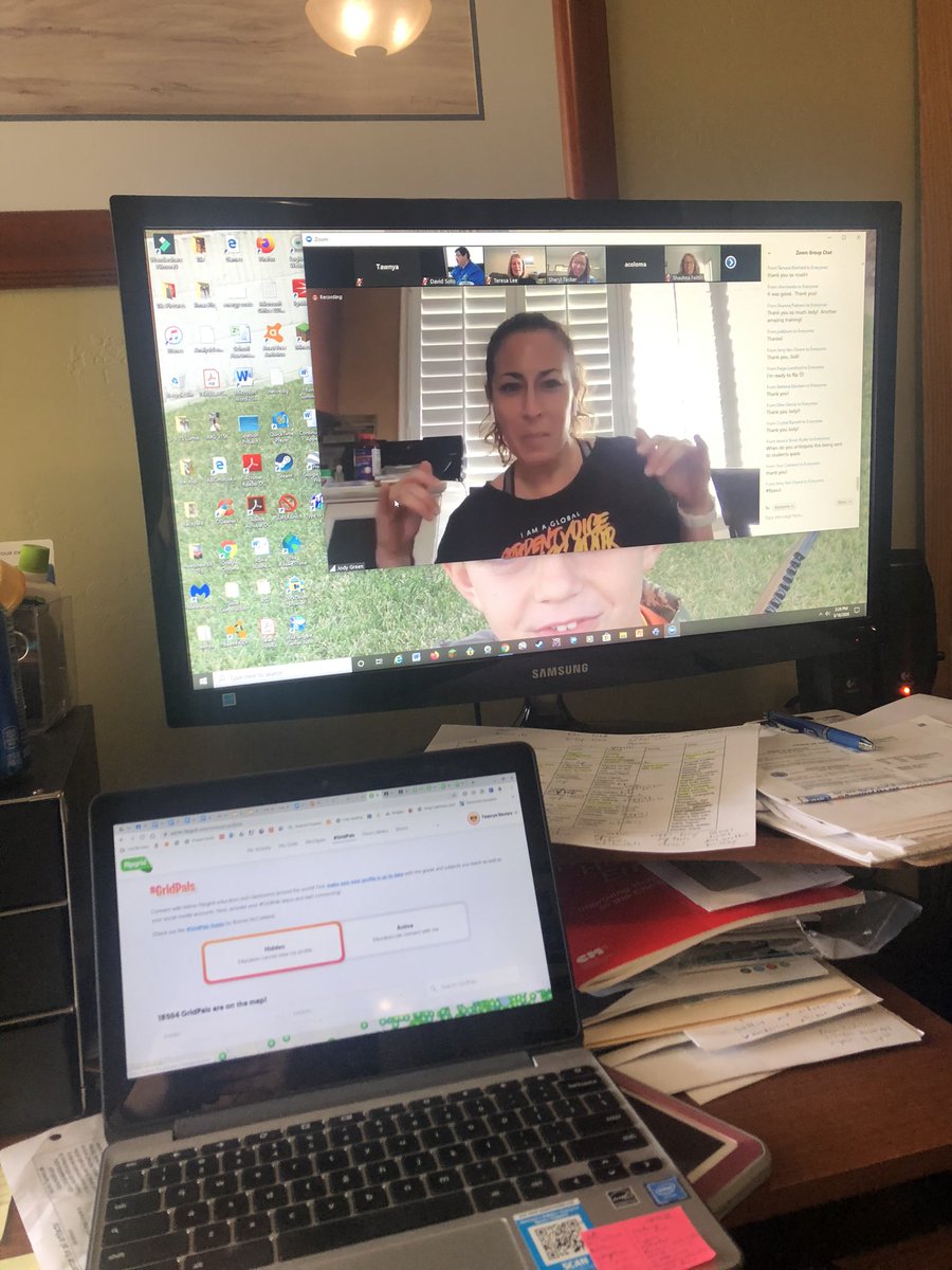 Tawnya Sievers (@tjsiev22) on Twitter photo Flipgrid training from home on ZOOM with <a href="/TeckerSheryl/">Dr. Sheryl Tecker</a> <a href="/peerlessgreen/">Jody Green</a> <a href="/DHSoto/">David H. Soto</a> Thank you for the amazing info! #1team1vision #lhcsd #distancelearning Flipgrid training from home on ZOOM with <a href="/TeckerSheryl/">Dr. Sheryl Tecker</a> <a href="/peerlessgreen/">Jody Green</a> <a href="/DHSoto/">David H. Soto</a> Thank you for the amazing info! #1team1vision #lhcsd #distancelearning