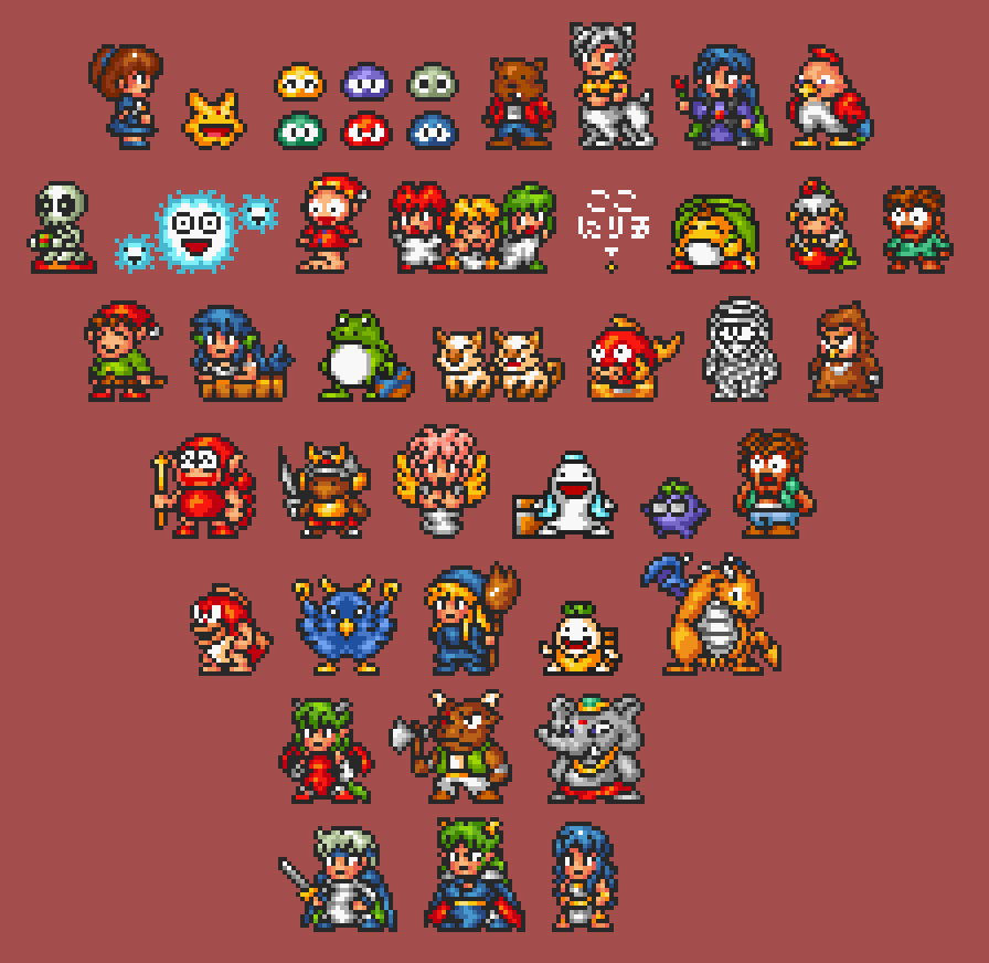 BakudaBrain's tweet photo. (Puyo Puyo Tsu in the style of Super Mario All-Stars)
#puyopuyo #puyopuyotsu #ぷよぷよ #ぷよぷよ通 #ドット絵 #pixelart https://t.co/283e5WndV5