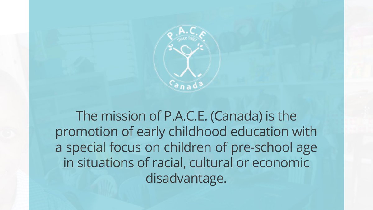 PACECanadaOrg's tweet photo. The mission of P.A.C.E (Canada) is the promotion of early childhood education with a special focus on children of pre-school age in situations of racial, cultural or economic disadvantage.
#pacecanada #pacecanadaorg #SaveTheDate #children #child #childrenofjamaica #donations https://t.co/tAHI8D5GtV