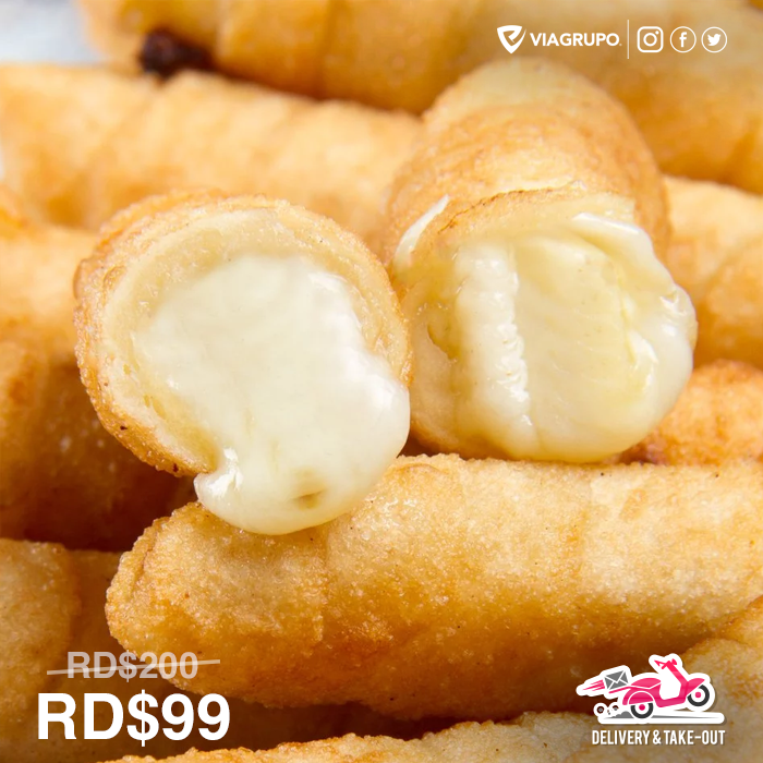 Viagrupo's tweet photo. ¡Pásalo a buscar y disfruta en casa con esta #oferta de congelados en Exquisito by Rellenao!

12 #empanadas de #pollo congeladas por RD$149 en 👉 https://t.co/4dFrOnDP9I

12 #tequeños congelados por RD$99 en 👉 https://t.co/WycFnQTgM5 https://t.co/eSCqiElR0h