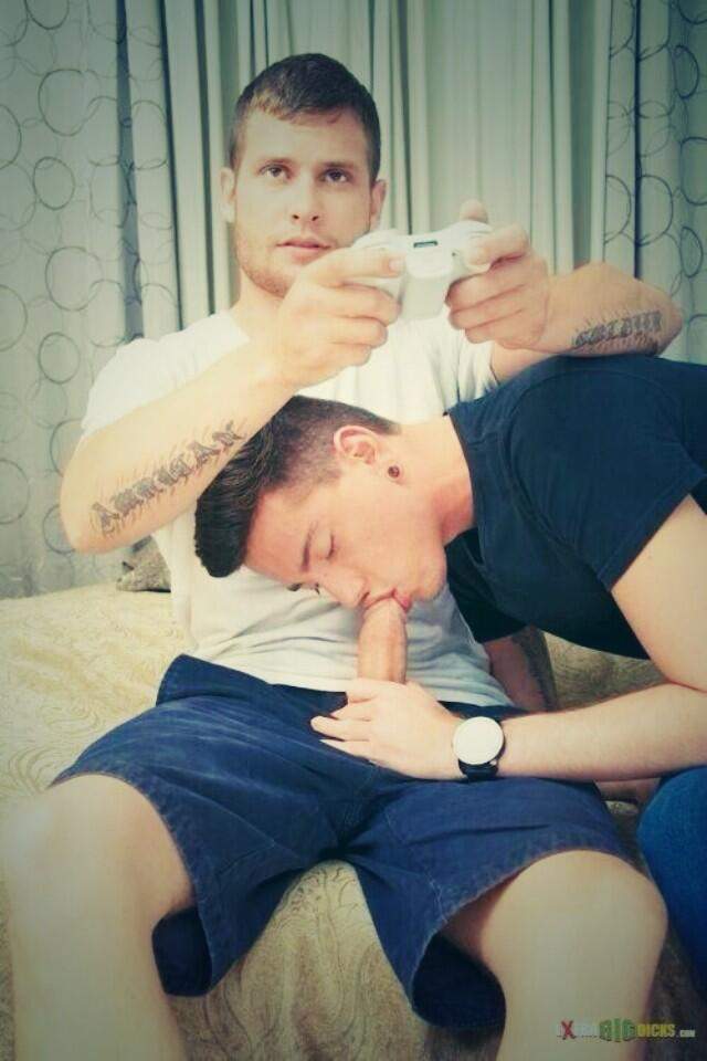 Straight man gay video