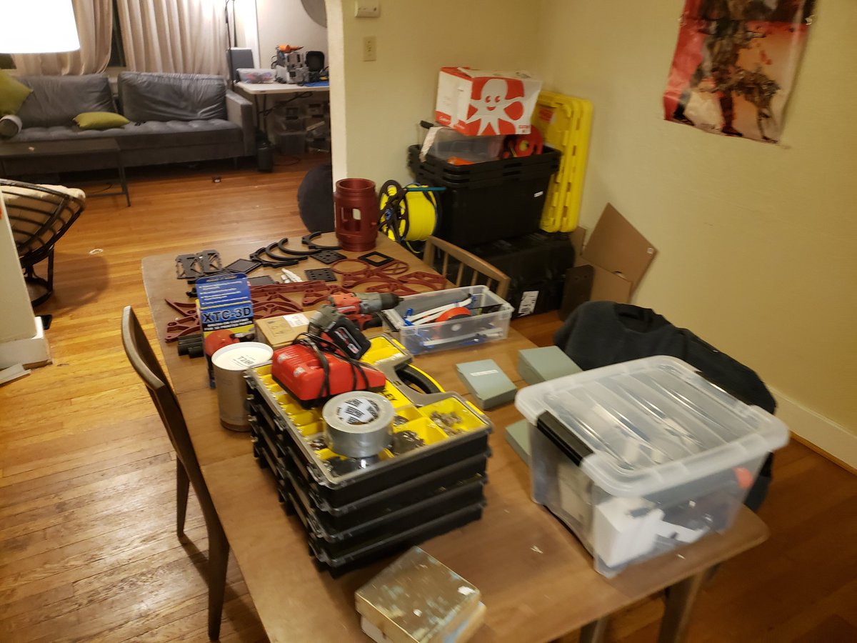 TartanAUV's tweet photo. Due to the outbreak of #COVID19, we have moved our equipment and parts home and have transitioned software to remote work. Please be safe and follow the @CDCgov health guidelines during this crisis! https://t.co/mVeFelbb7G